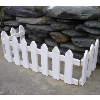 【沃克嚴選】ㄇ型圍籬-白色 109x2.7x22cm 1入