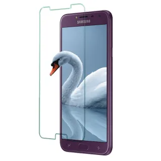 【YANG YI 揚邑】Samsung Galaxy J4 5.5 吋 鋼化玻璃膜9H防爆抗刮防眩保護貼