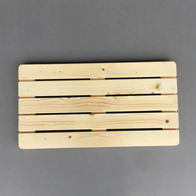 【沃克嚴選】松木實木踏板-原木色 70*37*4cm 單片