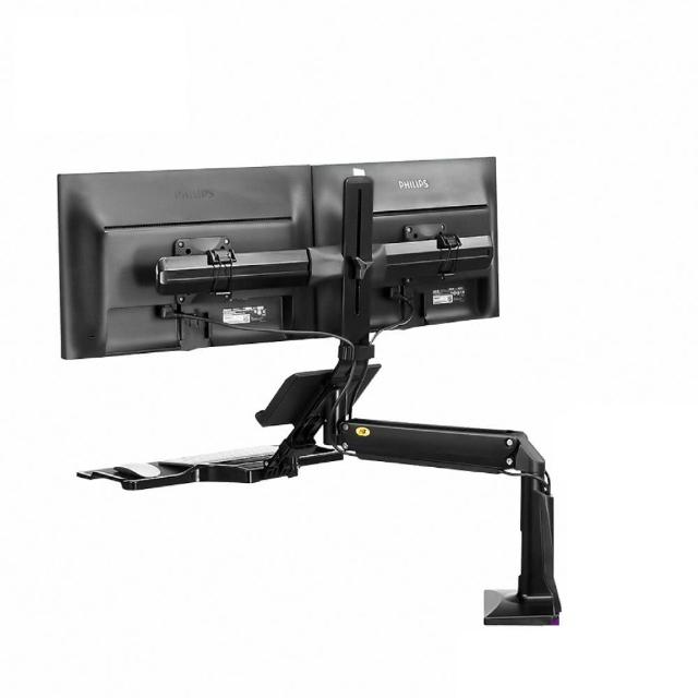 NORTH BAYOU NB FC24-2A 氣壓式升降桌,24型尺寸設計,重量範圍11kg~15kg,適合辦公與家居使用。氣壓式款式提供順暢升降體驗,非人為損壞享有1年完整保固。提升工作效率,優質品牌保證,SEO最佳化關鍵字:氣壓式升降桌、NORTH BAYOU電動桌、24型辦公桌。 NB FC24-2A