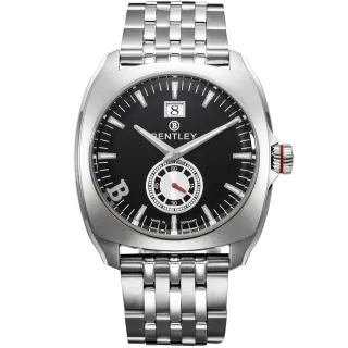 【Bentley 賓利】Solstice系列 黑暗紳士手錶(黑/銀 BL1681-50010)
