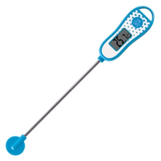 【KOSTEQ】普普風快速測量多用途電子溫度計-藍色(附探針保護蓋)