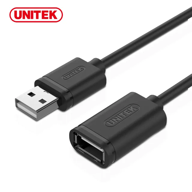 【UNITEK】USB2.0資料傳輸延長線3M Y-C417GBK(USB)