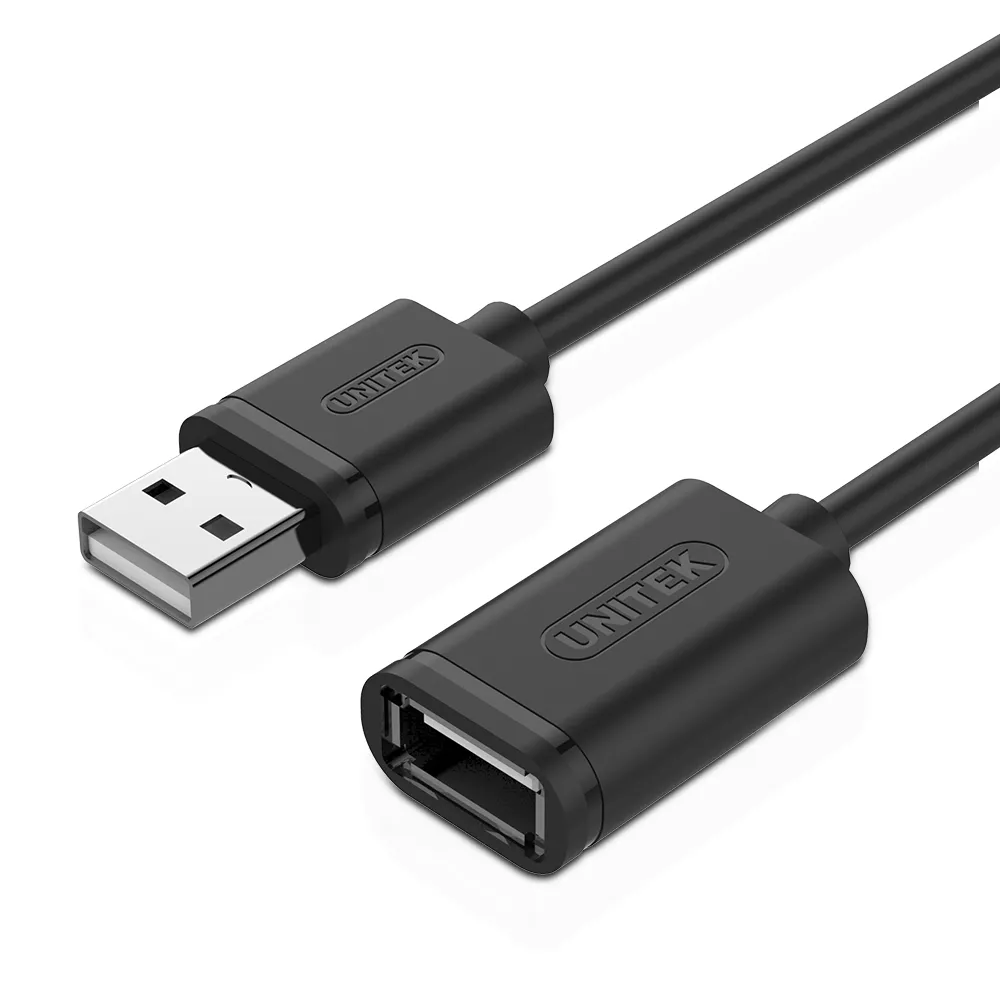 【UNITEK】USB2.0資料傳輸延長線5M Y-C418GBK(USB)