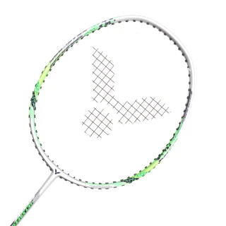 【VICTOR】極速-已穿線拍-訓練 羽球毛拍 羽毛球 勝利 銀螢光綠(JS-5133)
