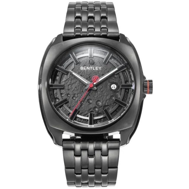 【Bentley 賓利】Solstice系列 漫步月球手錶(黑 BL1681-40111)