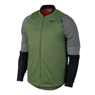 【NIKE 耐吉】Nike Golf 男 高爾夫運動夾克外套 綠 833329-387