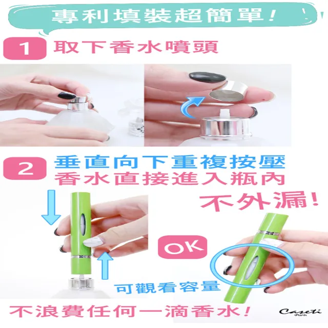 【Caseti】深藍 旅行香水瓶 香水攜帶瓶(香水分裝瓶)