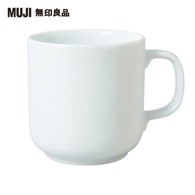 【MUJI 無印良品】白磁馬克杯