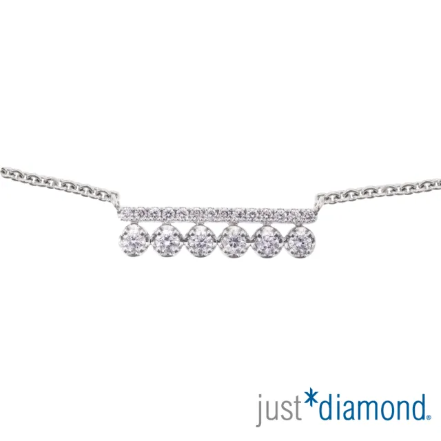 【Just Diamond】The Dew綻露系列18K金鑽石項鍊