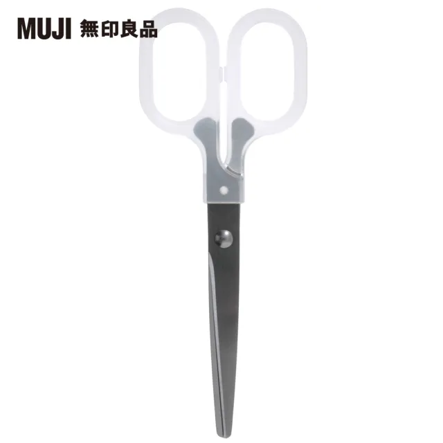 MUJI Stainless Steel Scissors Clear About 15.5 cm