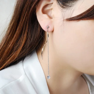 【梨花HaNA】韓國曲線水晶夢境串飾耳環