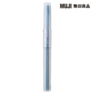 【MUJI 無印良品】PP按壓螢光筆芯/藍