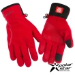 【PolarStar 桃源戶外】女防風保暖手套(紅 P16616)