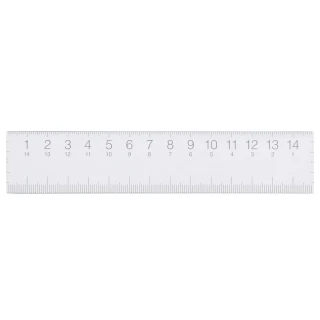 【MUJI 無印良品】壓克力透明尺/15cm