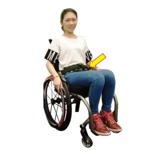 【感恩使者】輪椅安全束帶-三用式 ZHTW1739(橫用 左斜 右斜- 台灣製)