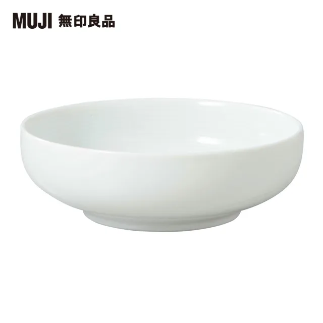 【MUJI 無印良品】白磁淺缽/大