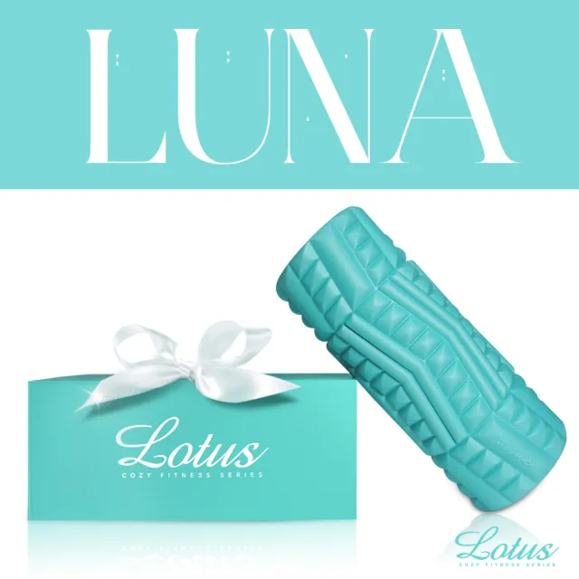 【LOTUS】快速到貨-Luna薄荷月亮女神 升級版收納瑜珈滾筒(升級版EVA收納瑜珈滾筒)