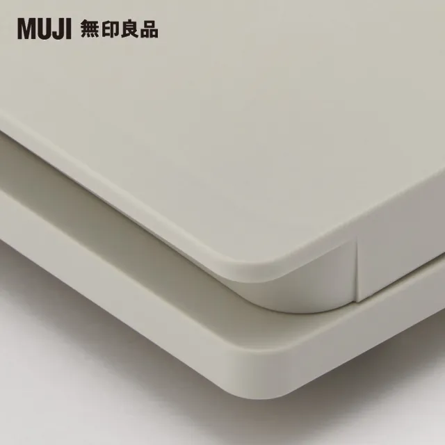 【MUJI 無印良品】PP上蓋可選式垃圾桶用蓋/縱開式