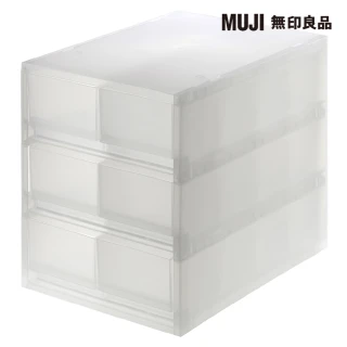 【MUJI 無印良品】PP盒/淺型/6格/附隔板/正反疊/
