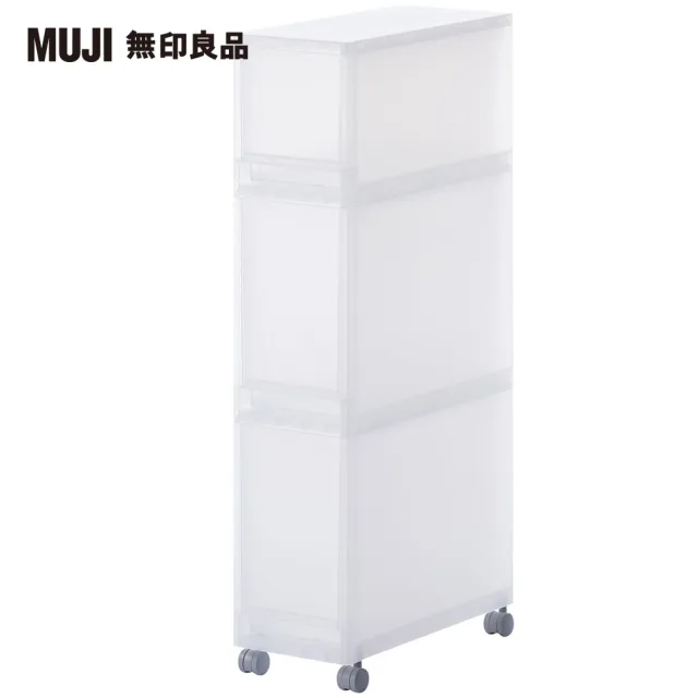 【MUJI 無印良品】PP附輪收納箱/1號