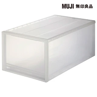 【MUJI 無印良品】PP衣裝盒/深/2入