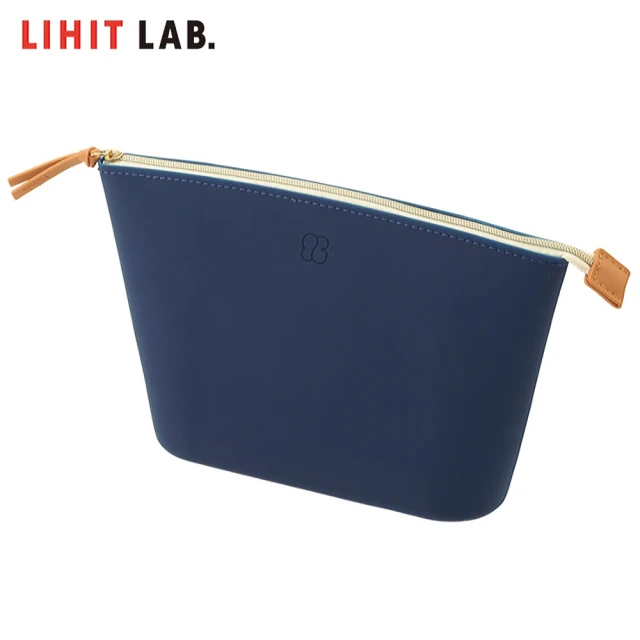 【LIHIT LAB】A-7736-11  時尚隨身袋-L(深藍色)