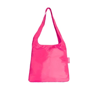 【TUCANO】COMPATTO 超輕量折疊收納簡便購物袋(粉紅)