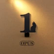 【OPUS 東齊金工】歐式鐵藝壁飾掛勾/無痕掛鉤/掛衣架/居家裝飾收納(HO-nb12-1B 當貓咪遇上數字1)