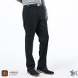 【NST JEANS】日本布料_極黑斜口袋彈性男士西裝褲-中腰(391-6950)
