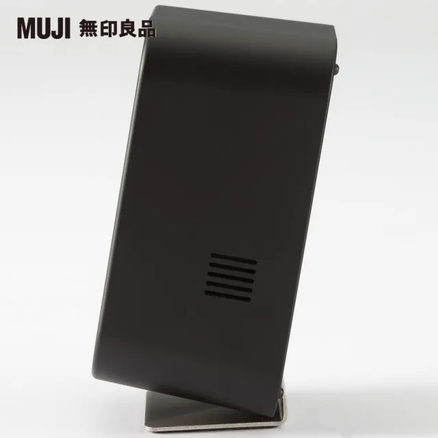 【MUJI 無印良品】數位溫濕度計/黑色