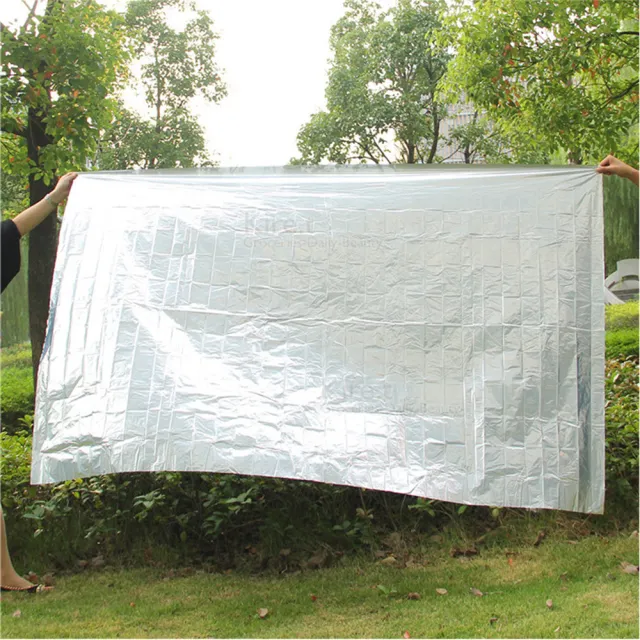 【kiret】戶外 鋁箔 急救毯210*130cm-超值2入(地震 登山 露營 應急毯 保暖毯 救生毯)