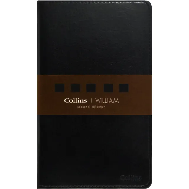 【Collins】Seasonal William系列-A5黑色 CS-2004(筆記本)