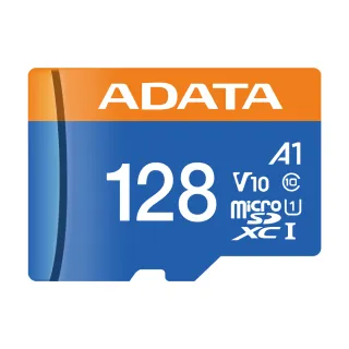 【ADATA 威剛】128GB 100MB/s microSDXC TF UHS-I U1 A1 V10 記憶卡