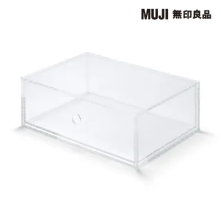 【MUJI 無印良品】壓克力小物收納盒/1層