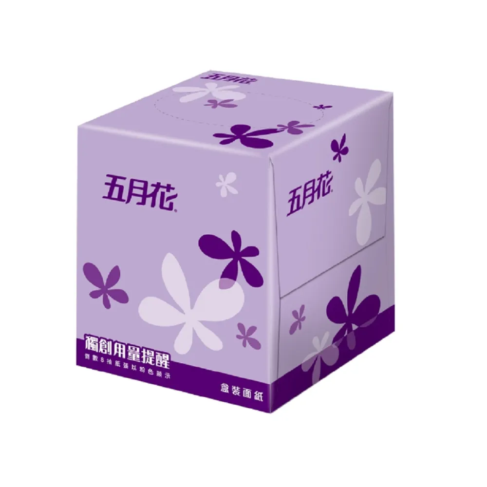 【MAY FLOWER 五月花】盒裝面紙-直立式(96抽*60盒)