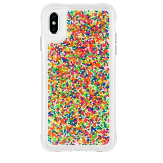 【美國CASE-MATE】iPhone XS / X Sprinkles(繽紛彩虹糖防摔手機保護殼)