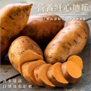 【WANG 蔬果】台農66號紅心地瓜5斤x1箱(農民直配)