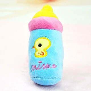【Nikki飾品&玩具】寵物絨毛玩具-小鴨奶瓶-藍色1個