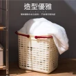 【HOUSE 好室喵】大容量洗衣收納籃/髒衣籃２入(隨機色)