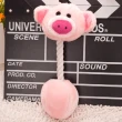 【Nikki飾品&玩具】寵物絨毛玩具-粉紅小豬+咬繩