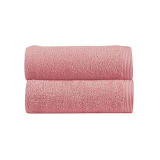【Sorema 舒蕾馬】葡萄牙製原色精緻浴巾70x140cm 南歐陽光明星品牌(★粉莓 Blossom★)