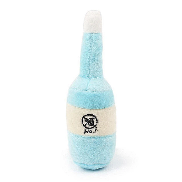 【Nikki飾品&玩具】寵物絨毛玩具-NO酒酒瓶-藍色1個