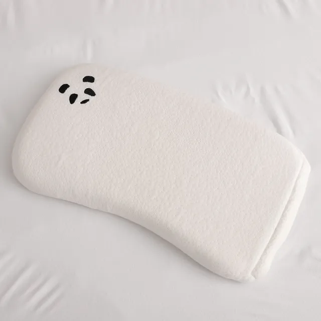 【Panda London】甜夢 嬰兒枕 大尺寸 平枕 竹纖維枕套(可用到4歲的嬰兒枕頭 減壓 護頭型)