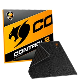 【COUGAR 美洲獅】CONTROL 2 專業電競滑鼠墊(M /防水防滑軟墊 /3D立體編織材質)