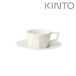 【Kinto】OCT八角陶瓷杯盤組80ml 白