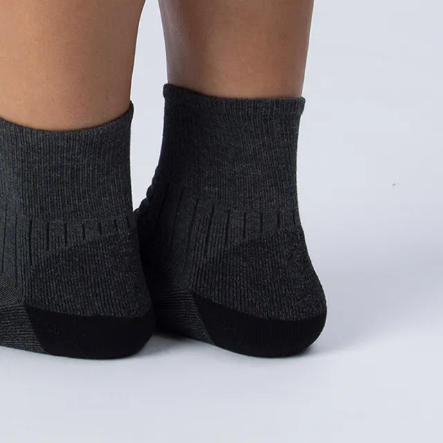 【aPure】PureSocks除臭襪-弧型短筒運動襪(深灰)