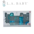【L.A. Baby】四階段316超輕不鏽鋼保溫奶瓶成長禮盒組270ml 15件組(香檳金)