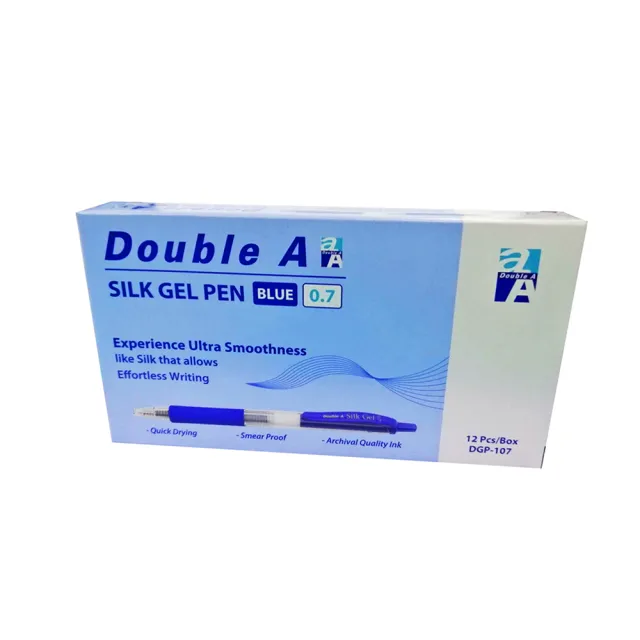 【Double A】極順中性筆0.7mm藍-DAGP18005(12支/盒)
