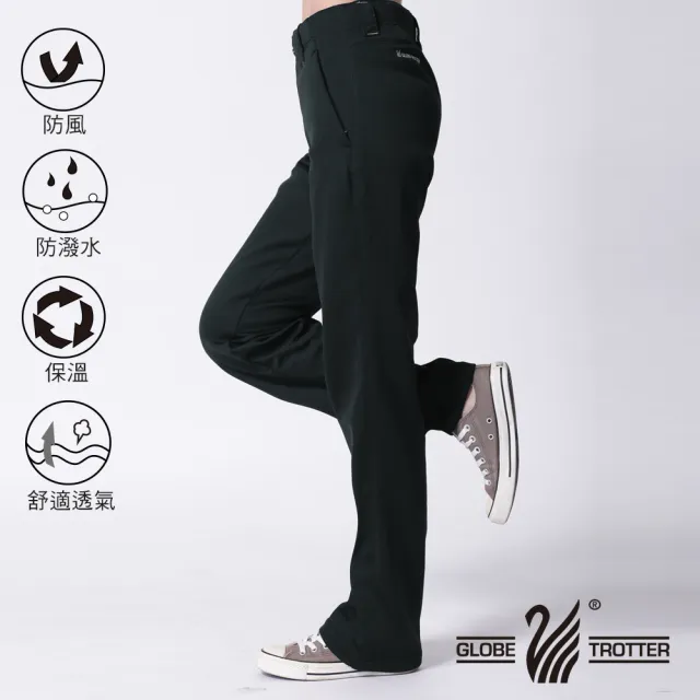 【遊遍天下】女款保暖防風刷毛長褲(L-2L)